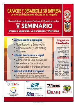 IV Seminario  